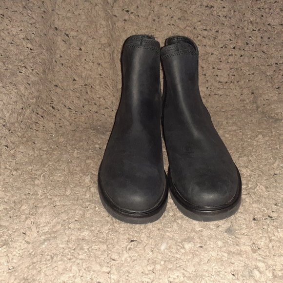 ROOTS-Canada-Black Nubuck Chelsea Boots-Junction-Sz 7.5-New/No Box - Picture 3 of 7